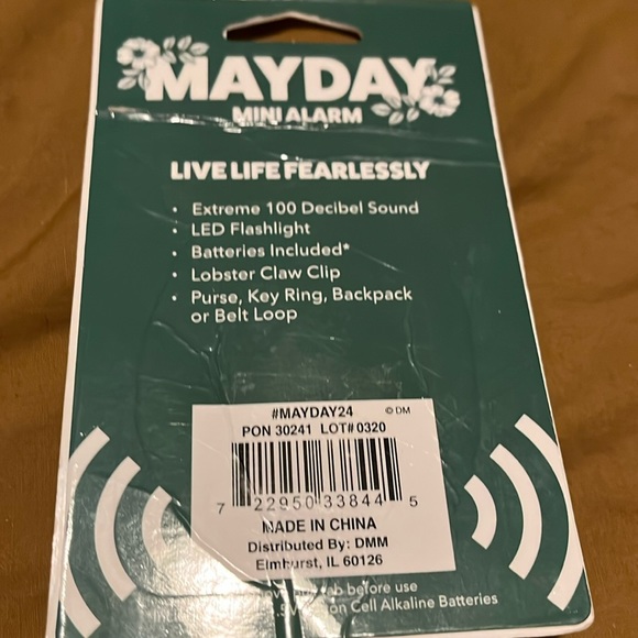 Mayday Mini Alarm Keychain - Picture 3 of 4